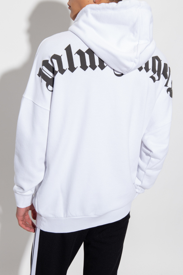 Palm angels shop hoodie white